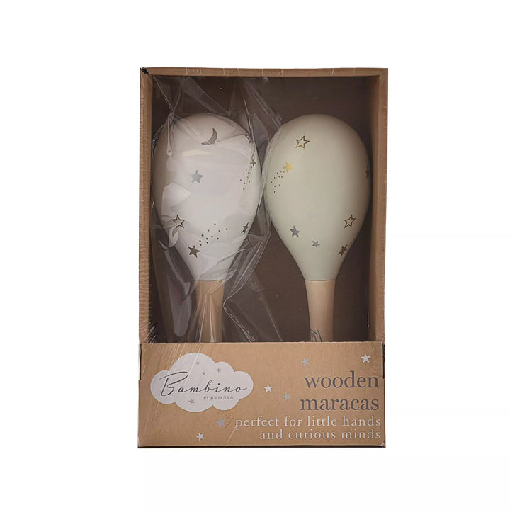 Wooden Maracas - Set of Two