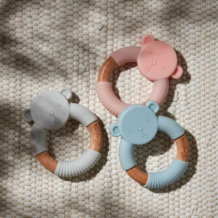 Pink Teddy Teether