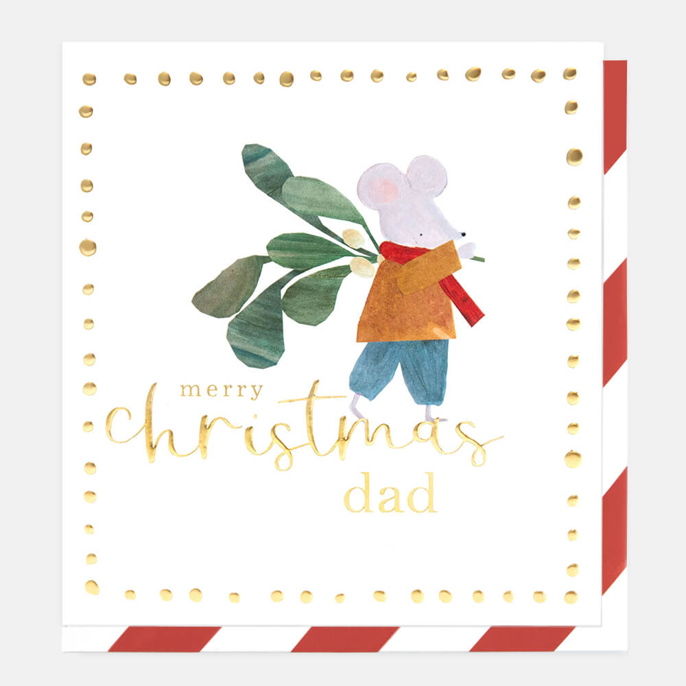 Merry Christmas Brother Crackers Die-Cut Card