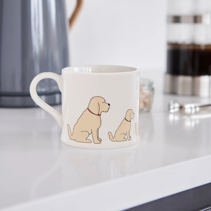Sweet William Apricot Cockapoo dog mug featuring a cute Cockapoo illustration on a ceramic mug.