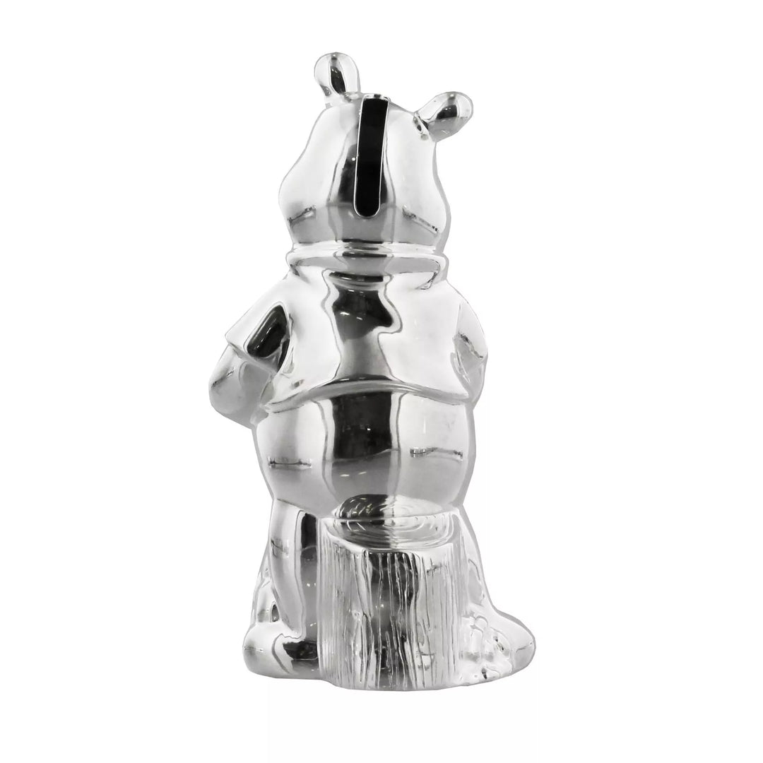 Silver Plated Disney Winnie The Pooh Money Box
