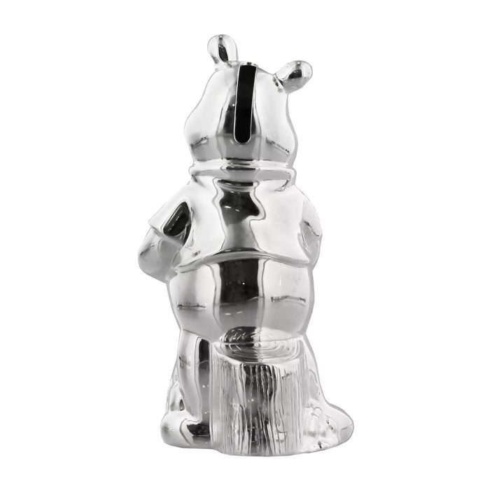 Silver Plated Disney Winnie The Pooh Money Box