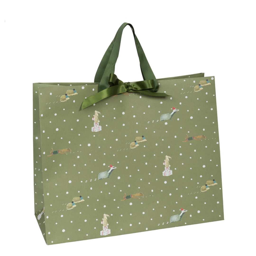 Large Festive Forest Gift Bag