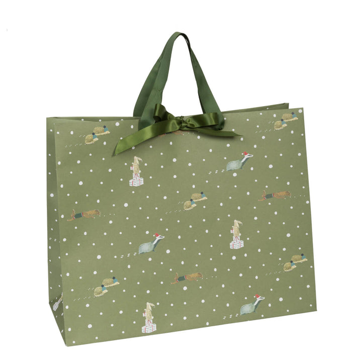 Large Festive Forest Gift Bag
