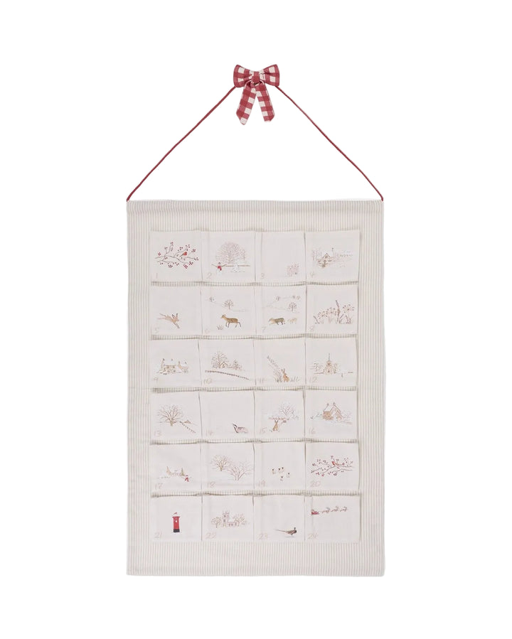 Snowy Village Fabric Advent Calendar