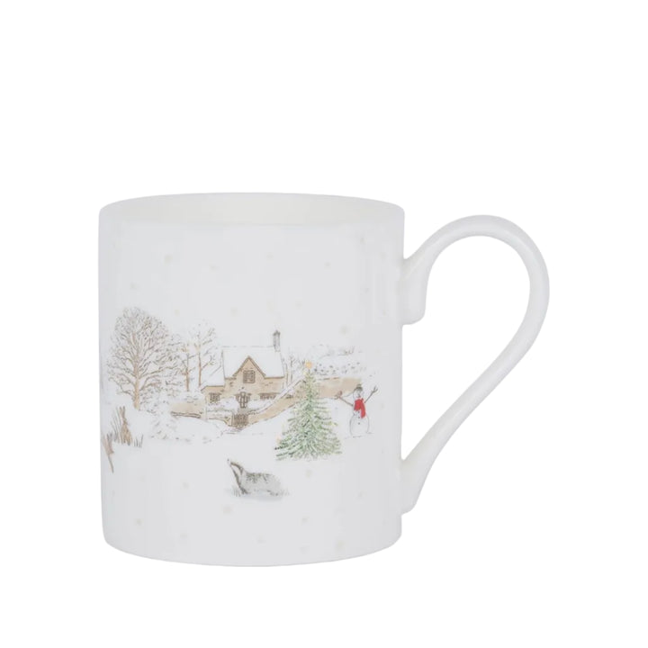 Snowy Village Mug
