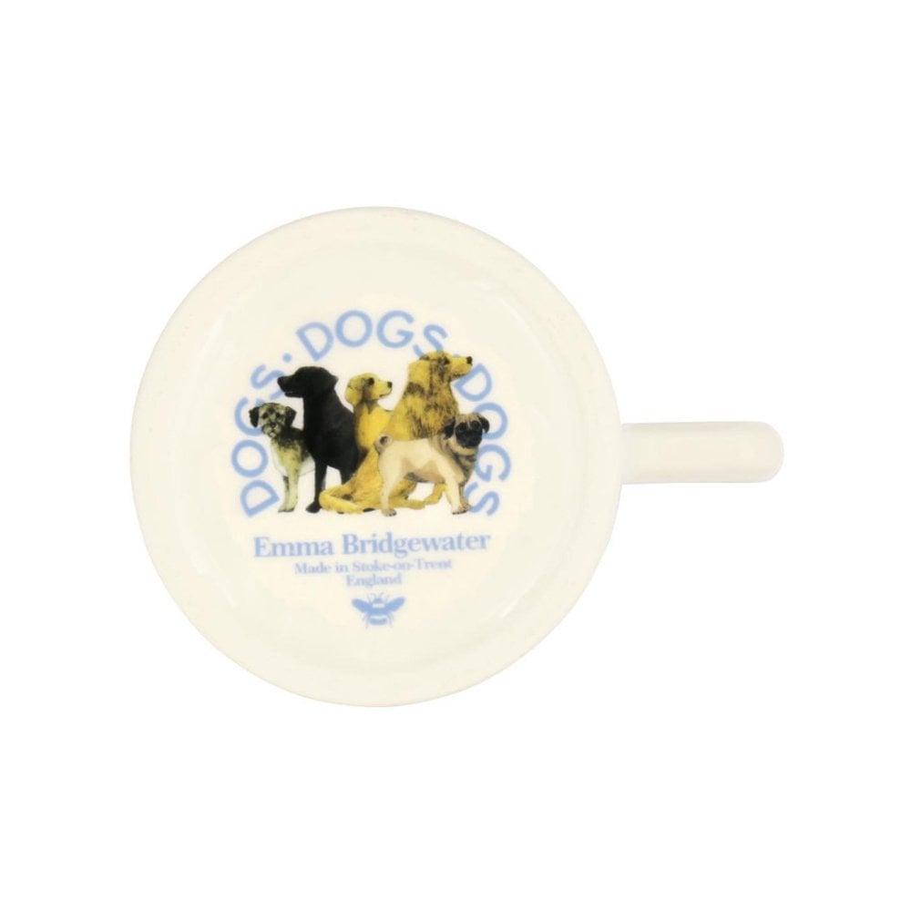 Emma Bridgewater Labradoodle ½ Pint Mug with dog illustration, ceramic cup featuring playful Labradoodle design.