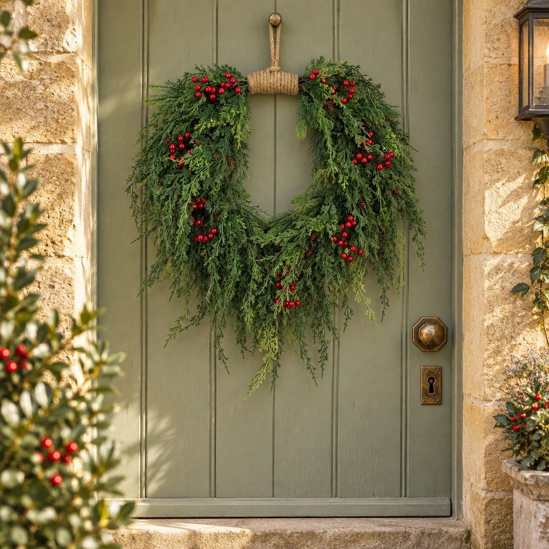 Toft Cedar Jute Wreath - 71cm