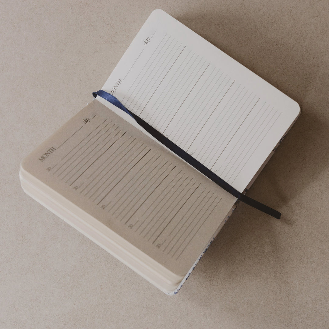 One Line A Day Journal - Blue Delft