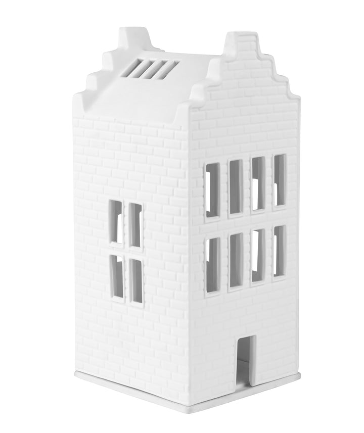 Large Räder Brick Tea Light House by Cornucopia Home and Gift featuring a brick design and a cozy, decorative appearance.