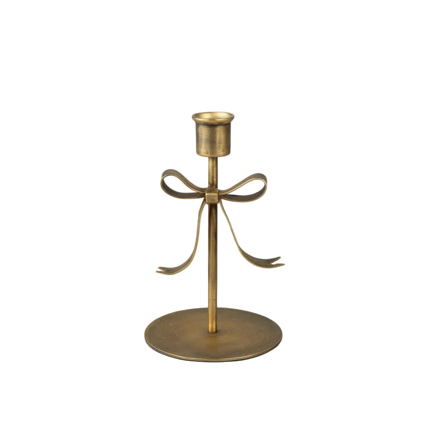 Cromwell Christmas Bow Candle Holder