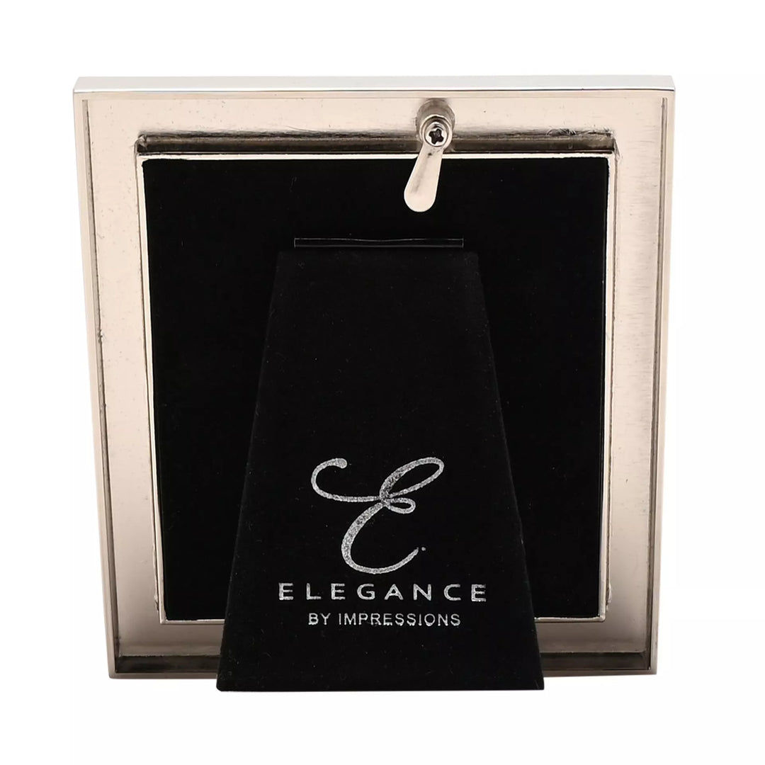 Elegance Grey Mother of Pearl 3x3 photo frame by Widdop &amp; Co, perfect for displaying cherished photos in a sophisticated style.