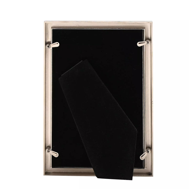 Grey mother of pearl photo frame by Widdop &amp; Co, 4x6 inch size, with elegant design from Cornucopia Home and Gift.