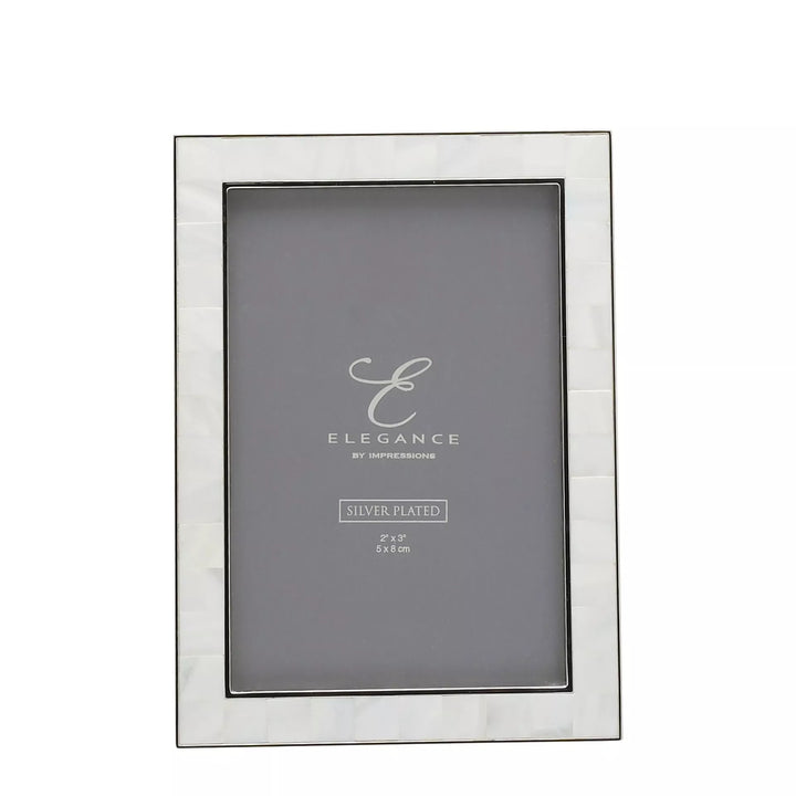 Metal/Mother of Pearl Photo Frame 4x6