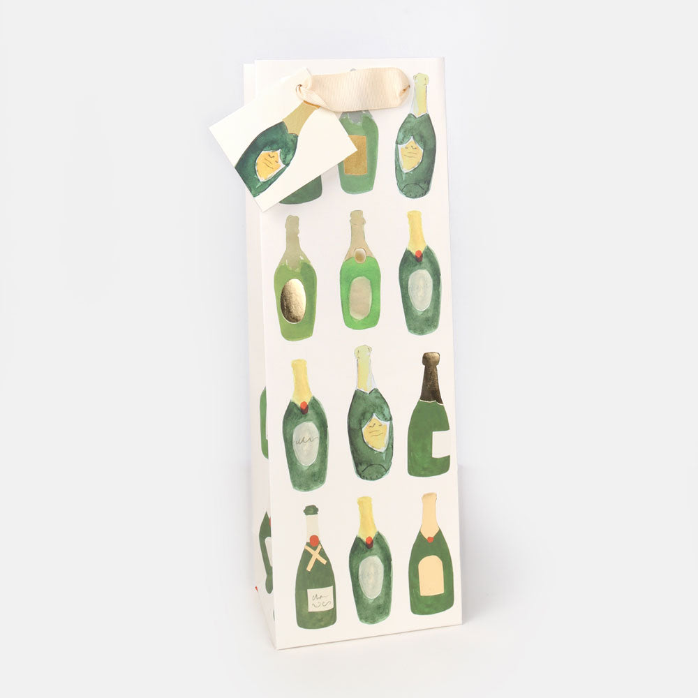 Hand Painted Bottles Bottle Gift Bag