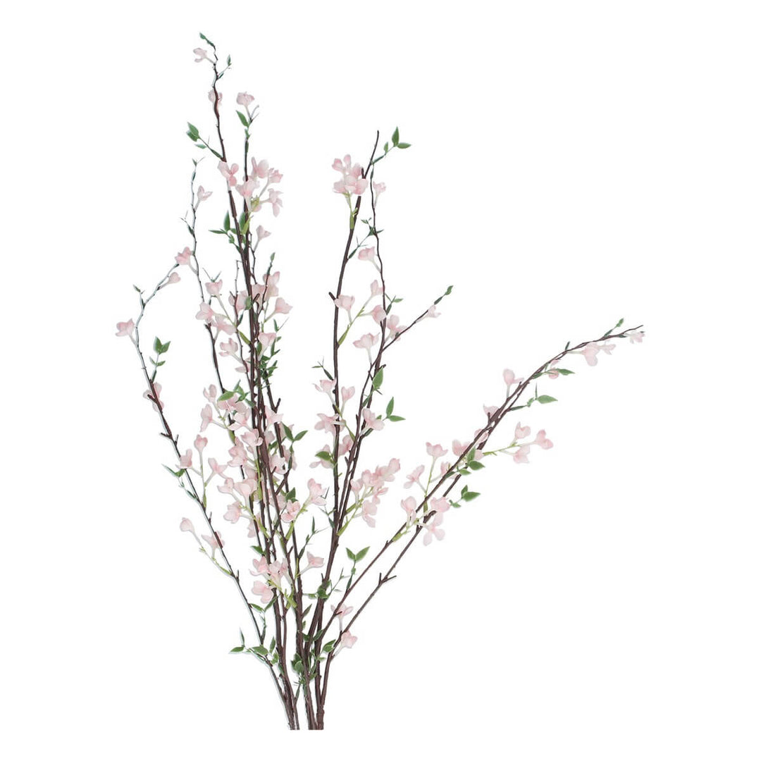 Light pink blossom branch by Gisela Graham, faux floral decoration measuring 94cm, suitable for home decor.