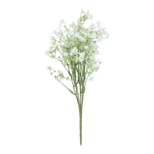 White Gypsophila spray by Gisela Graham featuring delicate, airy white flowers for Easter floral arrangements.