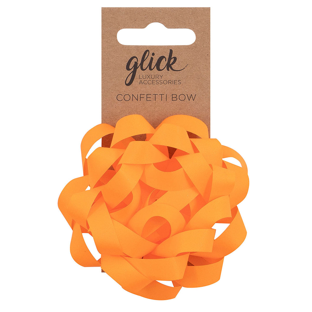 Confetti Bow Orange