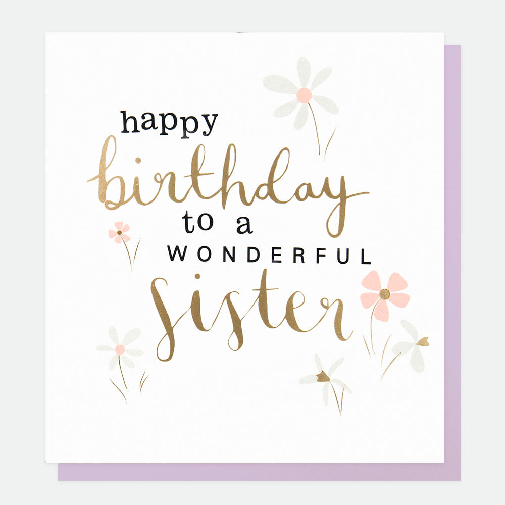 Happy Birthday Sister Card