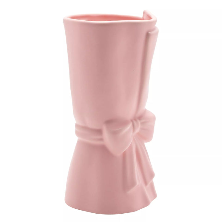 Pale pink bouquet vase by Widdop &amp; Co from Cornucopia Home and Gift, featuring a delicate floral design and elegant shape.
