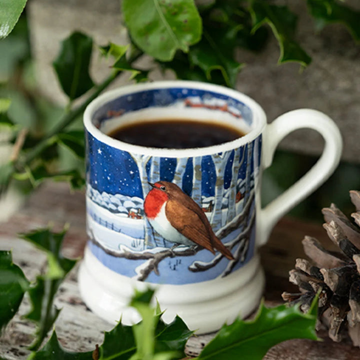 Midnight Robin 1/2 Pint Mug - 300ml
