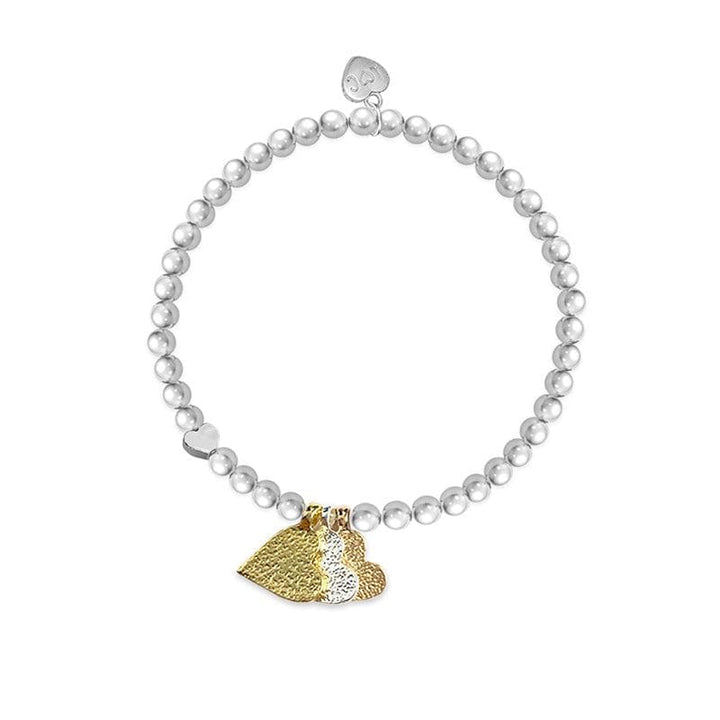 Special Niece Textured Heart Bracelet