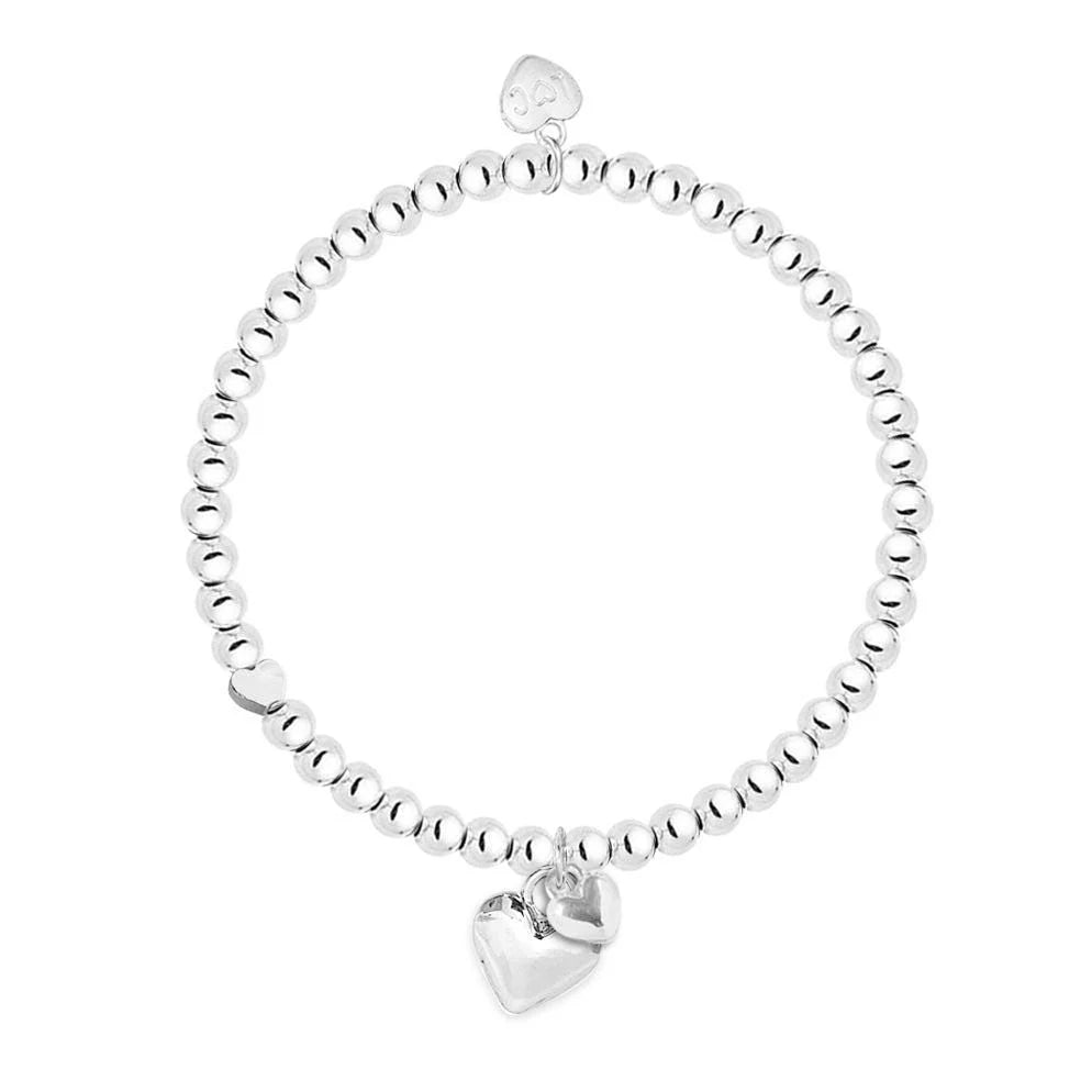 You Are 18 Puffed Hearts Bracelet