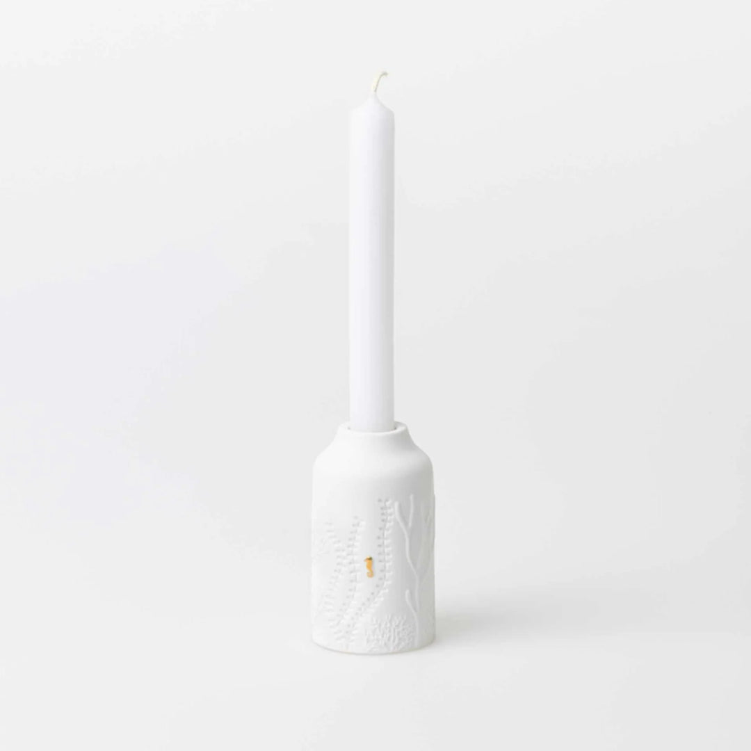 Porcelain Underwater World Candle Holder