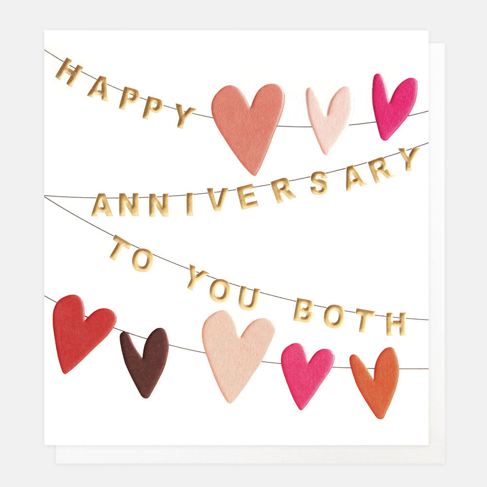 Happy Anniversary To You Both - Card