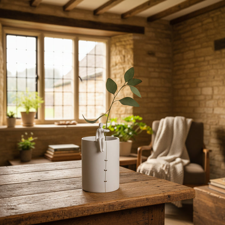 Radër Vase Gardener by Cornucopia Home and Gift featuring a stylish ceramic vase with a modern design for floral arrangements.