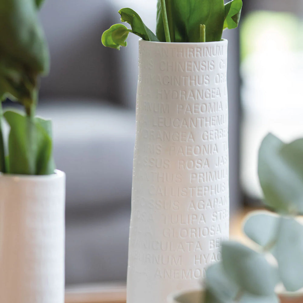 Large Radër Room Poetry Vase by Cornucopia Home and Gift, featuring a modern, artistic design in neutral tones.