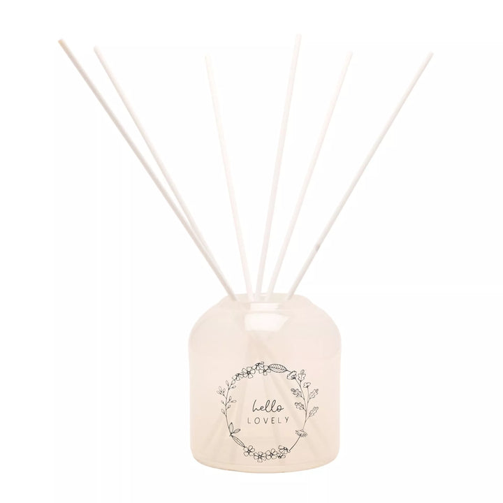 Clear Glass Reed Diffuser - Hello Lovely