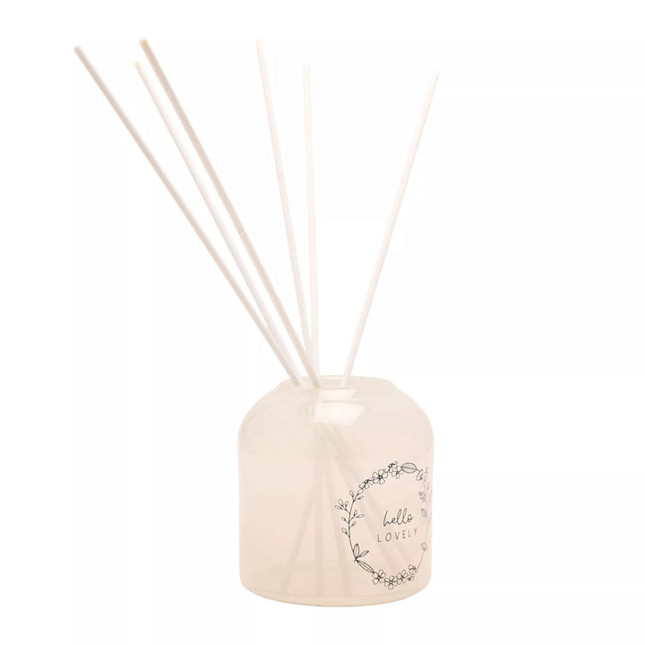 Clear Glass Reed Diffuser - Hello Lovely
