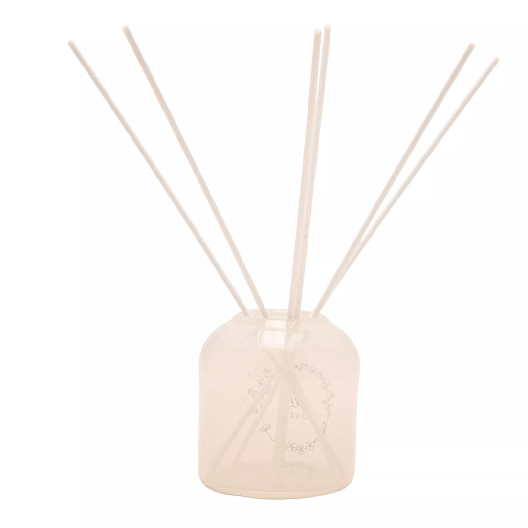 Clear Glass Reed Diffuser - Hello Lovely
