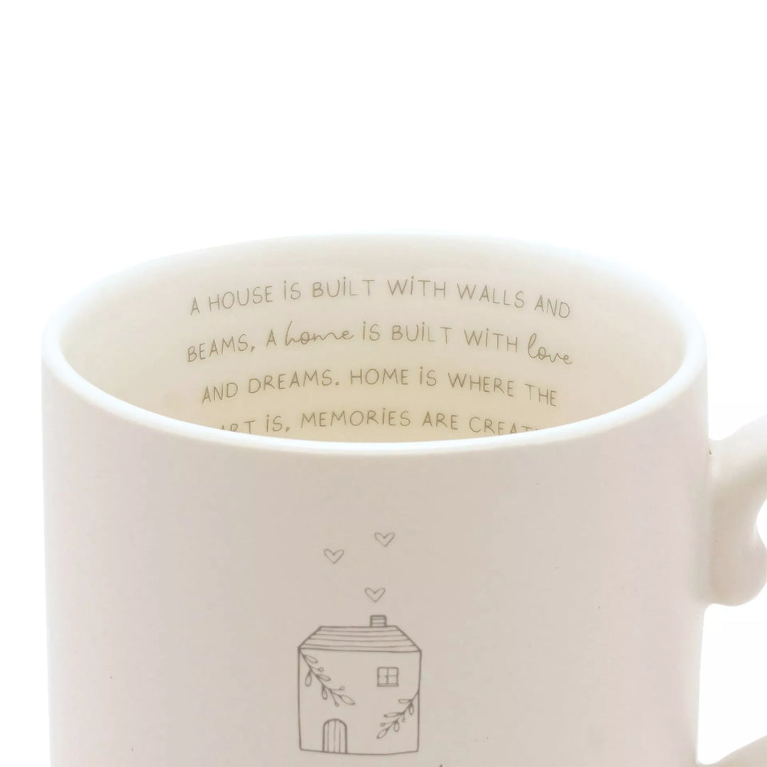 Mug With Inside Words - Happy Home