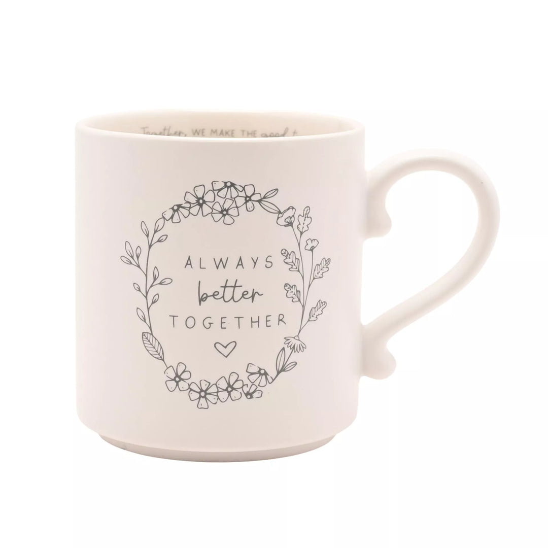 Mug With Inside Words - Always Better Together