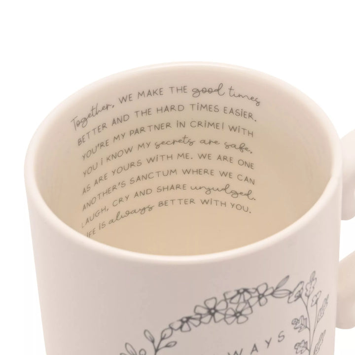 Mug With Inside Words - Always Better Together