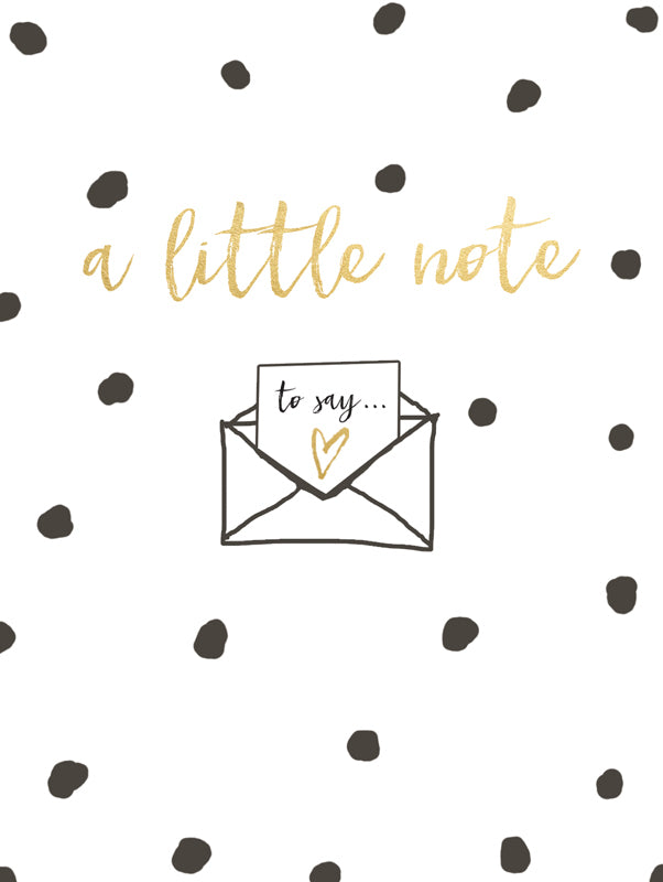 Hammond Gower little note by Cornucopia Home and Gift, featuring elegant handwritten-style text on textured paper.
