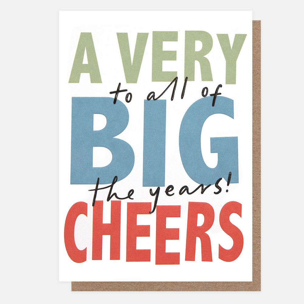 A Very Big Cheers To All Of The Years Card