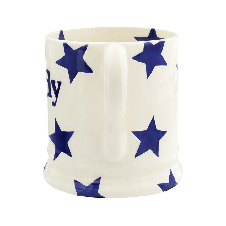 Emma Bridgewater Blue Star Daddy 1/2 Pint Mug