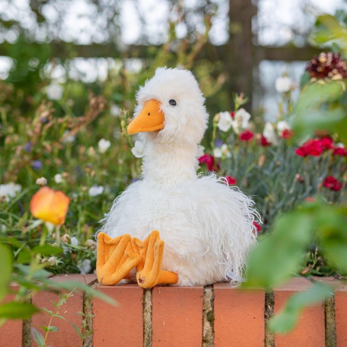 Goose Large Plush Pearl