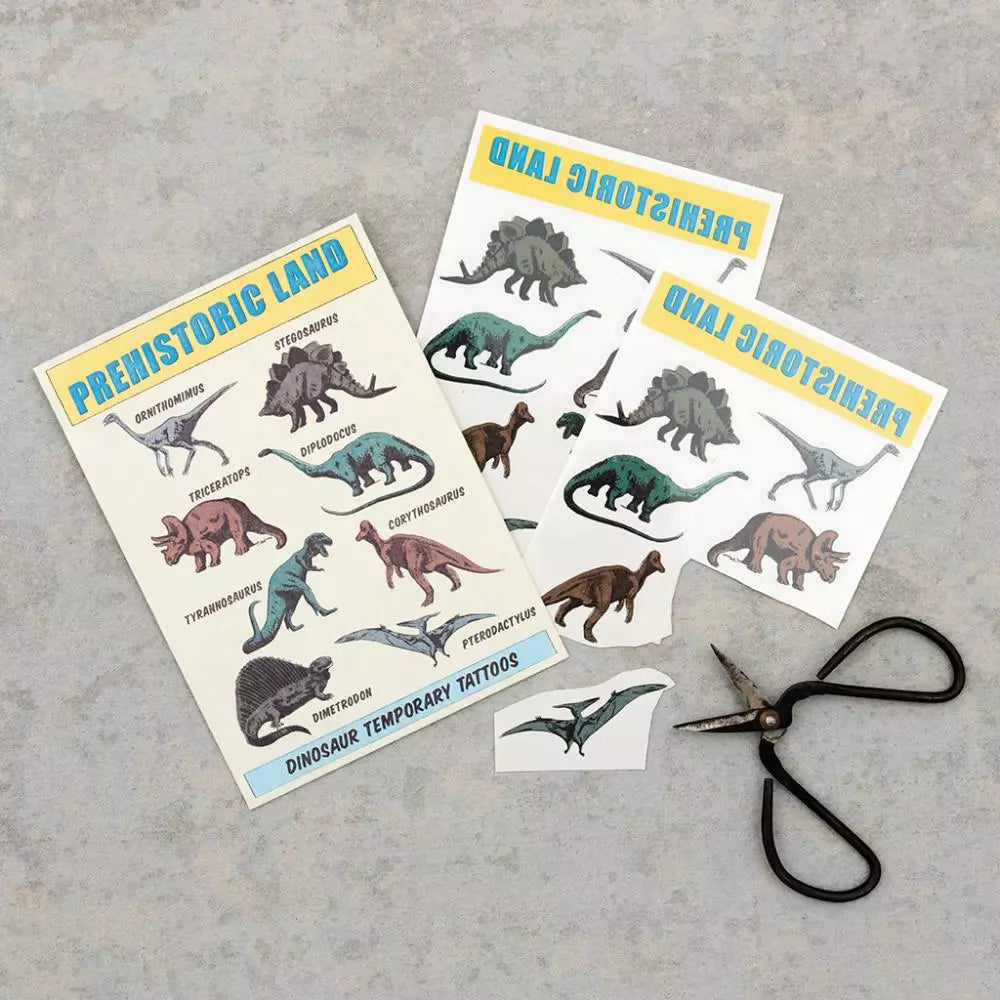 Temporary tattoos - Prehistoric Land