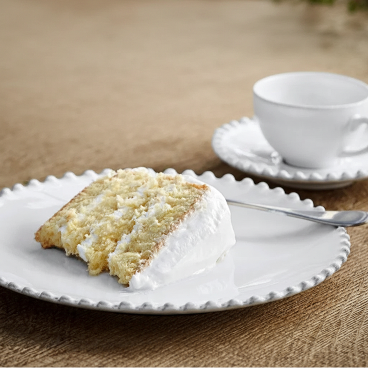 Pearl White Side Plate - 22cm