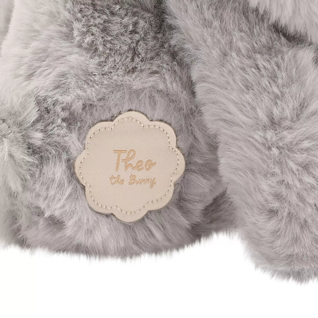Theo The Plush Long Leg Grey Bunny Softie