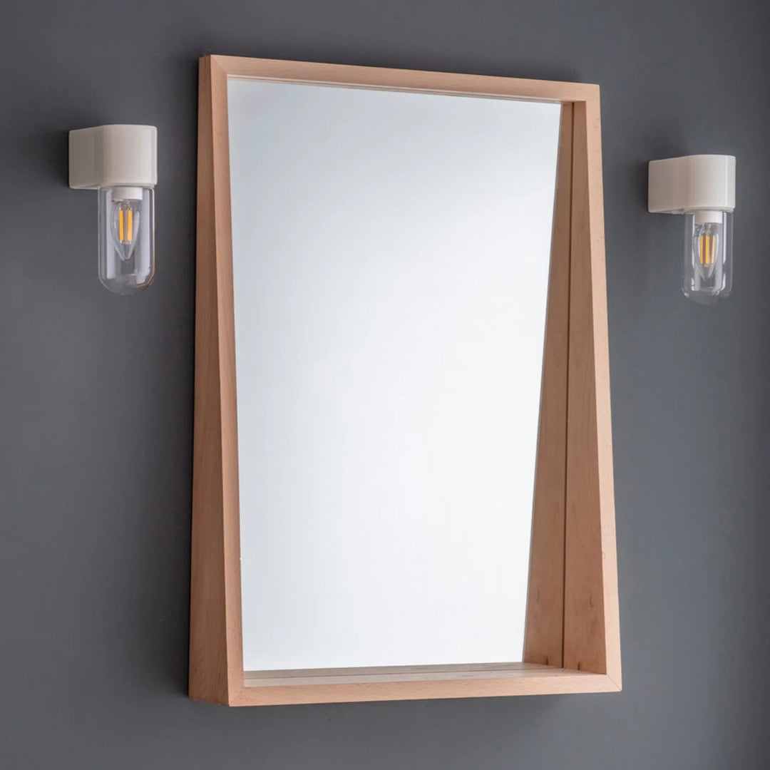 Large Southbourne Wall Mirror by Garden Trading featuring a beech frame, ideal for stylish home or garden décor.