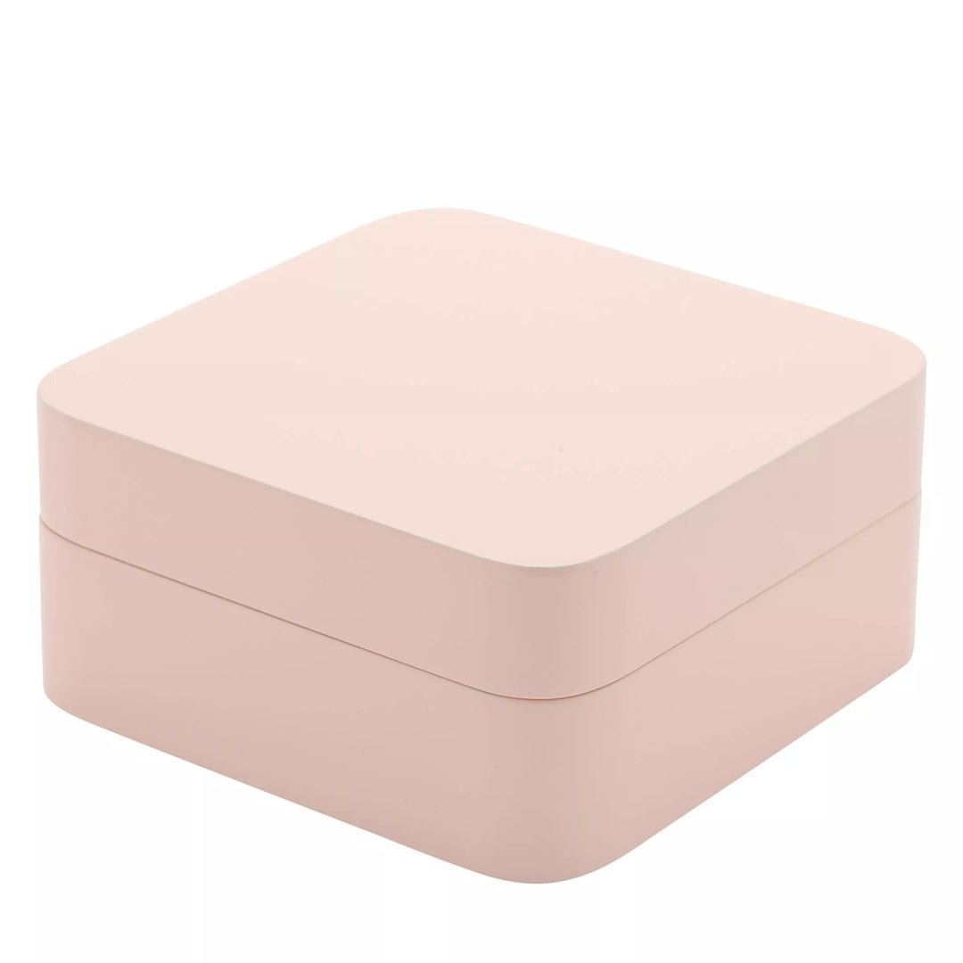 Pink jewellery box by Widdop &amp; Co from Cornucopia Home and Gift, featuring a decorative design and multiple compartments.