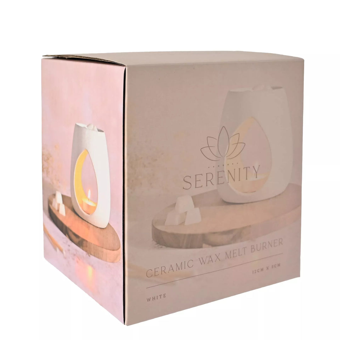 Serenity Wax Melt Burner White
