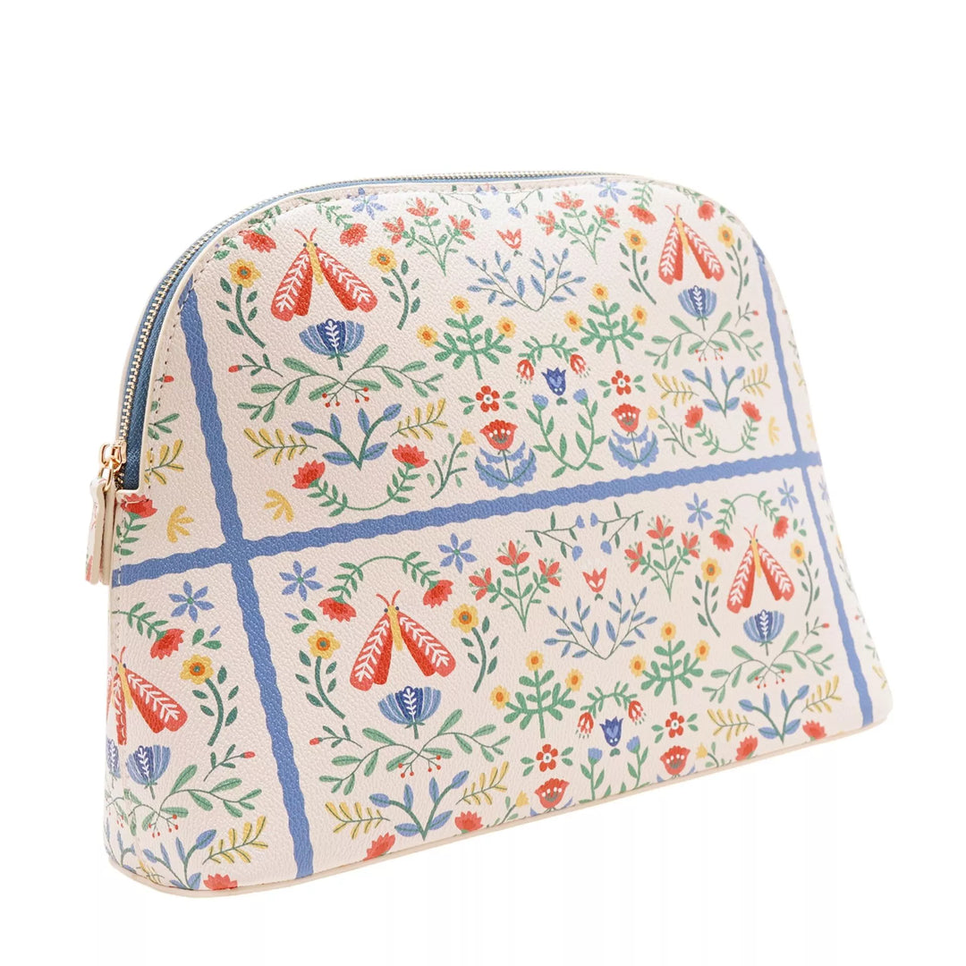 Large Make Up Bag - Cream