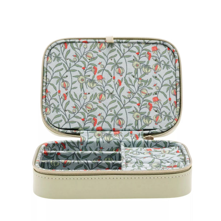 Green Floral Jewellery Box