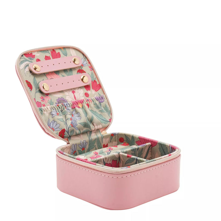 Sophia Lane Pink &amp; Green Floral Jewellery Box